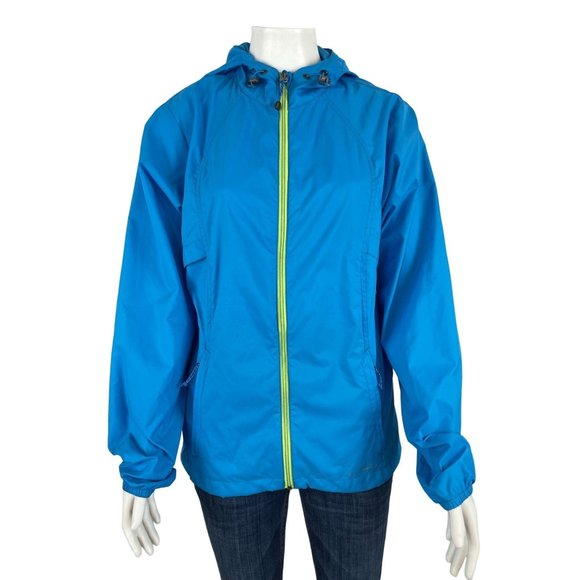 Eddie Bauer Jackets & Coats Eddie Bauer Womens Rain Jacket Medium Lightweight Hooded Zip